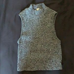 Turtle Neck Crop Top